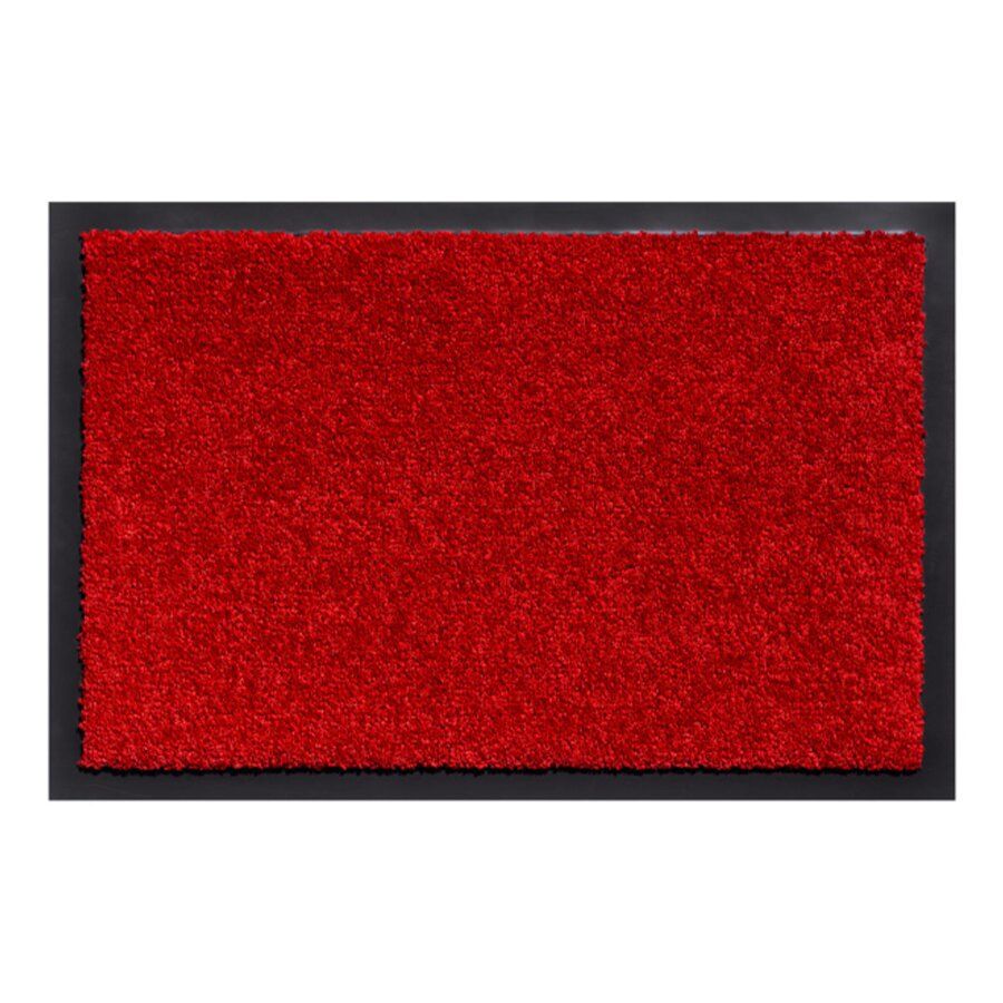 Červená vnitřní čistící vstupní rohož FLOMA Future - délka 90 cm, šířka 150 cm a výška 0,5 cm