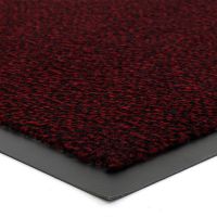 Červená vnitřní čistící vstupní rohož FLOMA Mars - 90 x 300 x 0,5 cm