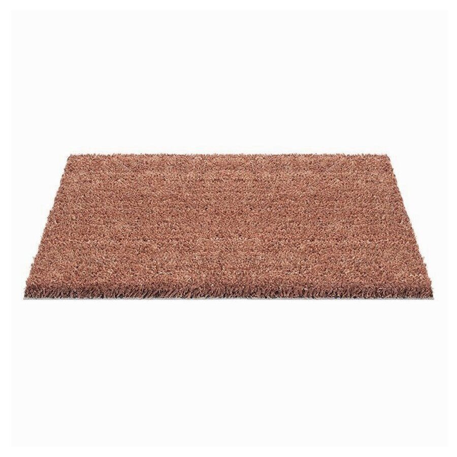 Hnědá kokosová vstupní rohož FLOMA Rucco - délka 50 cm, šířka 80 cm, výška 1,7 cm