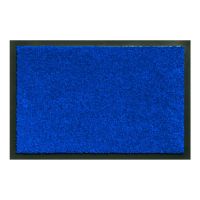 Modrá vnitřní čistící vstupní rohož FLOMA Future - délka 60 cm, šířka 90 cm a výška 0,5 cm