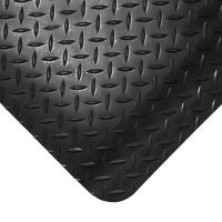 Černá gumová protiúnavová průmyslová rohož - 18,3 m x 60 cm x 1,5 cm