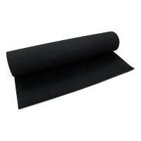 Černá protiskluzová průmyslová rohož Rib ‘n’ Roll - délka 10 m, šířka 120 cm, výška 0,3 cm F