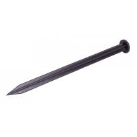 Černý plastový kotvicí hřeb Eco - průměr 1,4 cm, délka 25 cm