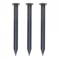 Černý plastový kotvící hřeb Eco - průměr 2,5 cm a délka 18 cm