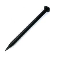 Černý plastový kotvící hřeb SMART - 18,5 cm - 50 ks