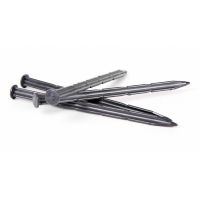 Černý plastový kotvicí hřeb "UNI" - průměr 2 cm, délka 25 cm