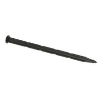 Černý plastový kotvící hřeb "UNI" - průměr 2 cm, délka 25 cm