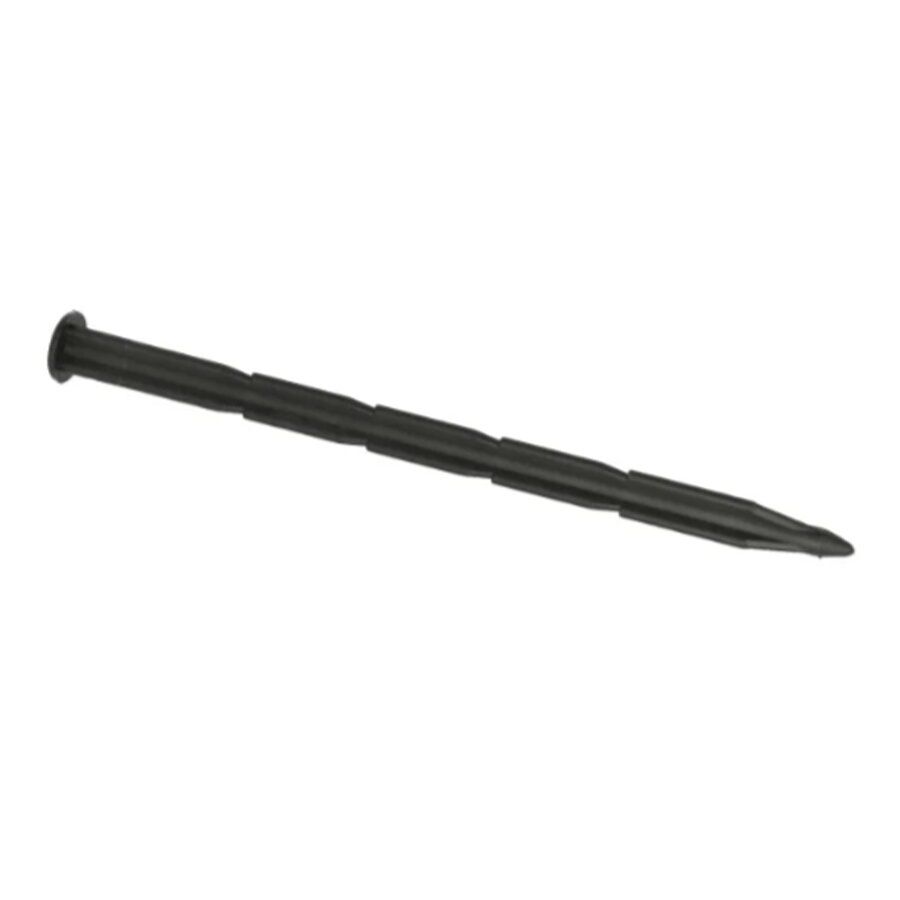 Černý plastový kotvící hřeb "UNI" - průměr 2 cm, délka 25 cm