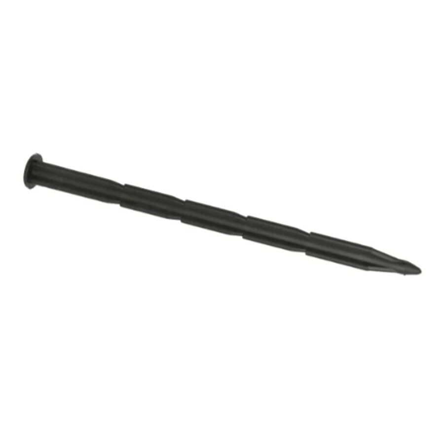 Černý plastový kotvicí hřeb "UNI" - průměr 2 cm, délka 25 cm
