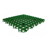 Zelená plastová zatravňovací dlažba MULTIGRAVEL - délka 60 cm, šířka 60 cm a výška 4 cm