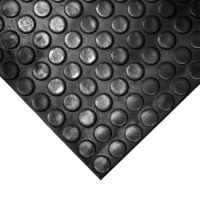 Černá gumová protiskluzová průmyslová rohož COBADOT - délka 10 m, šířka 120 cm a výška 3 mm