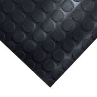 Černá protiskluzová průmyslová rohož COBADOT VINYL - délka 10 m, šířka 120 cm, výška 0,25 cm