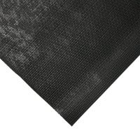 Černá protiskluzová průmyslová rohož Solid VINYL - délka 10 m, šířka 122 cm a výška 0,3 cm