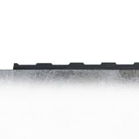 Černá rýhovaná protiskluzová průmyslová rohož COBARIB WIDE - délka 10 m, šířka 90 cm, výška 3 mm