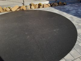 Gumová ochranná tlumicí kruhová podložka pod bazén, vířivku FLOMA PoolPad - průměr 303 cm, výška 0,8 cm