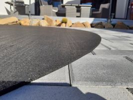 Gumová ochranná tlumicí kruhová podložka pod bazén, vířivku FLOMA PoolPad - průměr 403 cm, výška 0,8 cm