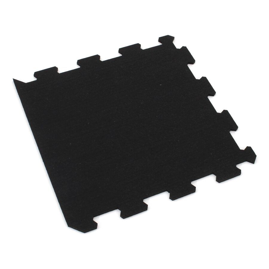 Gumová ochranná tlumicí puzzle podložka (okraj) pod bazén, vířivku FLOMA PoolPad - délka 100 cm, šířka 100 cm, výška 0,8 cm