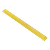 Žlutá gumová náběhová hrana &quot;samice&quot; (100% nitrilová pryž) pro rohože Fatigue - 100 x 7,5 cm