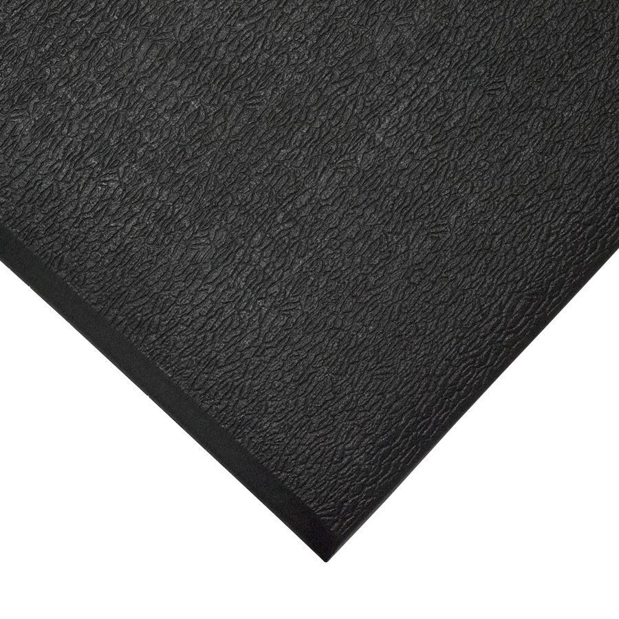 Černá gumová protiskluzová protiúnavová rohož - délka 182 cm, šířka 90 cm a výška 0,6 cm