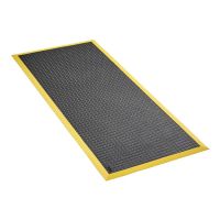 Černo-žlutá protiúnavová protiskluzová rohož Cushion Flex - délka 210 cm, šířka 91 cm, výška 1,27 cm