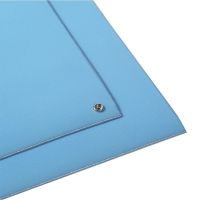 Modrá průmyslová protiskluzová antistatická ESD jednovrstvá rohož - délka 12,2 m, šířka 76 cm, výška 0,64 cm