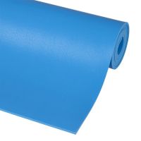 Modrá průmyslová protiskluzová antistatická třívrstvá ESD rohož - délka 15,24 m, šířka 61 cm, výška 0,24 cm