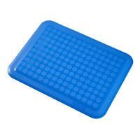 Modrá průmyslová protiskluzová protiúnavová rohož do kuchyně Sani-Flex 100% nitril - délka 61 cm, šířka 46 cm, výška 1,27 cm