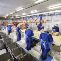 Modrá průmyslová protiskluzová protiúnavová rohož do kuchyně Sani-Flex 100% nitril - délka 91 cm, šířka 61 cm, výška 1,27 cm