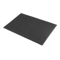 Šedá plastová PVC protiskluzová vstupní rohož Wayfarer - délka 180 cm, šířka 120 cm, výška 1,4 cm