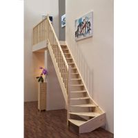 Smrkové schodiště CLASSIC pravé 300 cm Minka
