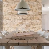ROH Kamenný obklad NUEVO krémovo hnědá 230x145x100x25 mm Sádra balení 1,2bm Steinblau