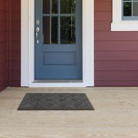 Textilní gumová čisticí vstupní rohož FLOMA Parquet - délka 60 cm, šířka 90 cm, výška 1,1 cm