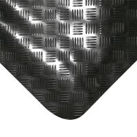 Černá gumová protiúnavová protiskluzová antistatická rohož - délka 10 m, šířka 100 cm a výška 0,3 cm