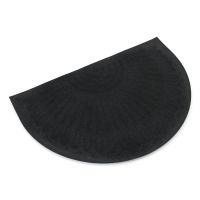 Textilní gumová vstupní půlkruhová rohož FLOMA Contours - délka 60 cm, šířka 90 cm, výška 1,1 cm