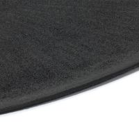 Textilní gumová vstupní půlkruhová rohož FLOMA Contours - délka 60 cm, šířka 90 cm, výška 1,1 cm