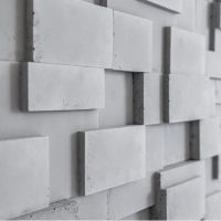 Vzorek - Steinblau Kamenný obklad SQUARE šedá 300/150/40mm beton (1 ks)